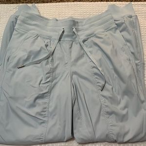 Iight blue lululemon dance studio joggers